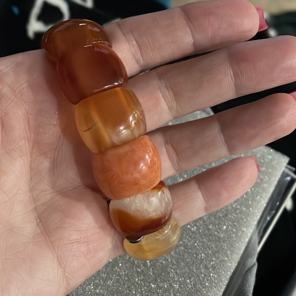 Carnelian Stretch Bracelet by Jay King - Picture 8 of 10
